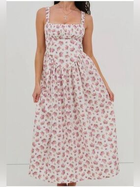 REVOLVE For Love & Lemons White Maxi Dress NWT Smalk